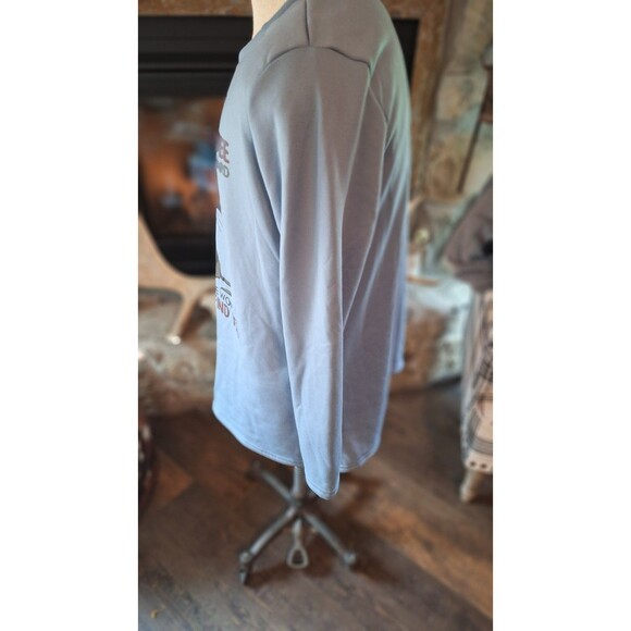 Funny‎ Black Cat “Touch My Coffee I Will Slap You" Womens BLUE Sweatshirt XXXL - Picture 3 of 7